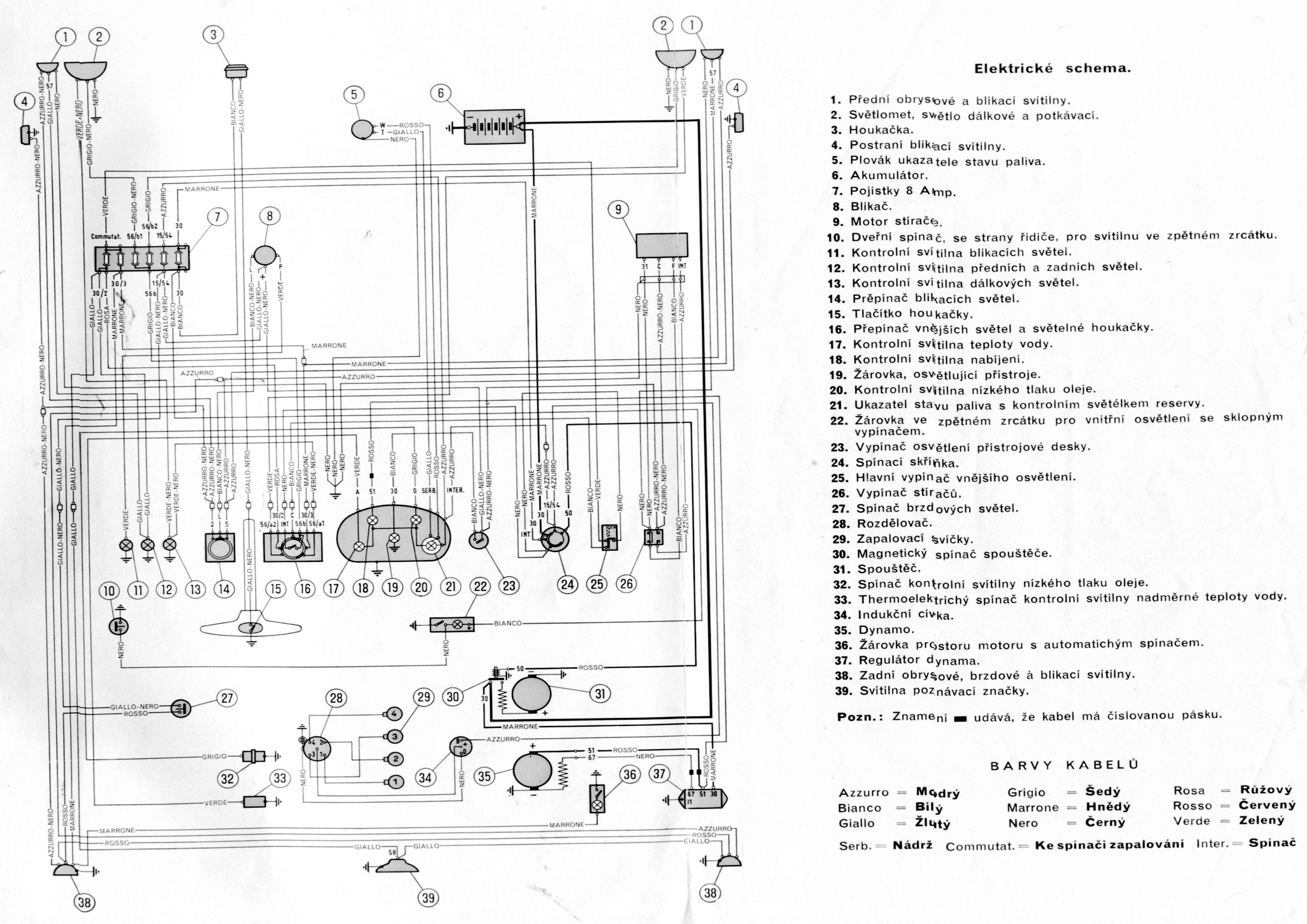Plano Instalacion Electrica Fiat 147